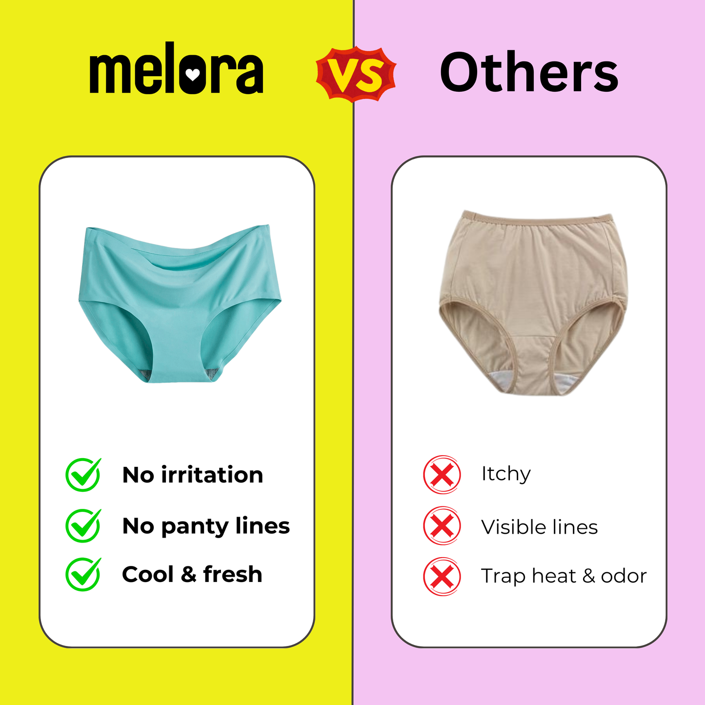 Melora™ Seamless Hybrid Panties